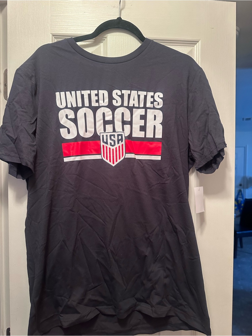 United States Soccer USA Graphic T‑Shirt - Black